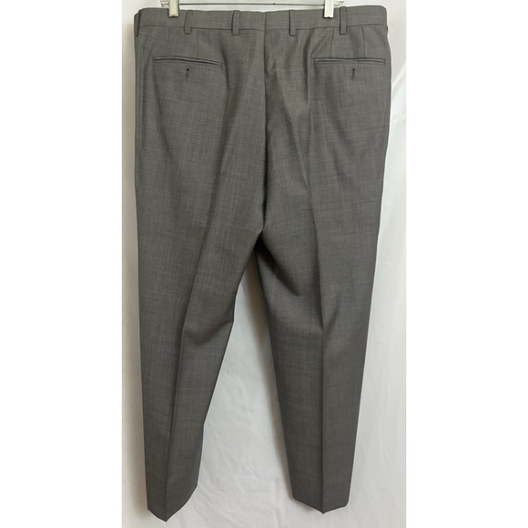Joseph Abboud Tollegno 1900 Pants Gray Size 40R 100% Wool/Laine - Picture 2 of 11